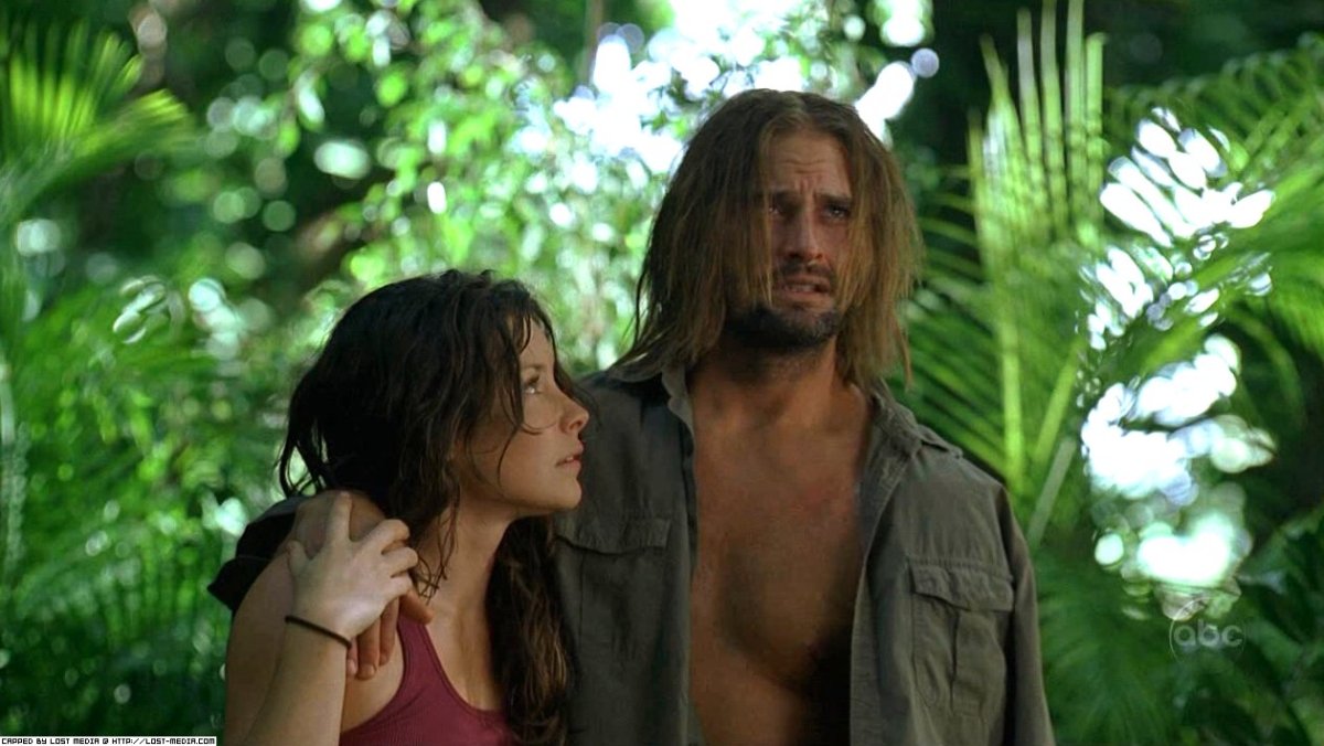 Lost": Sawyer and Kate.